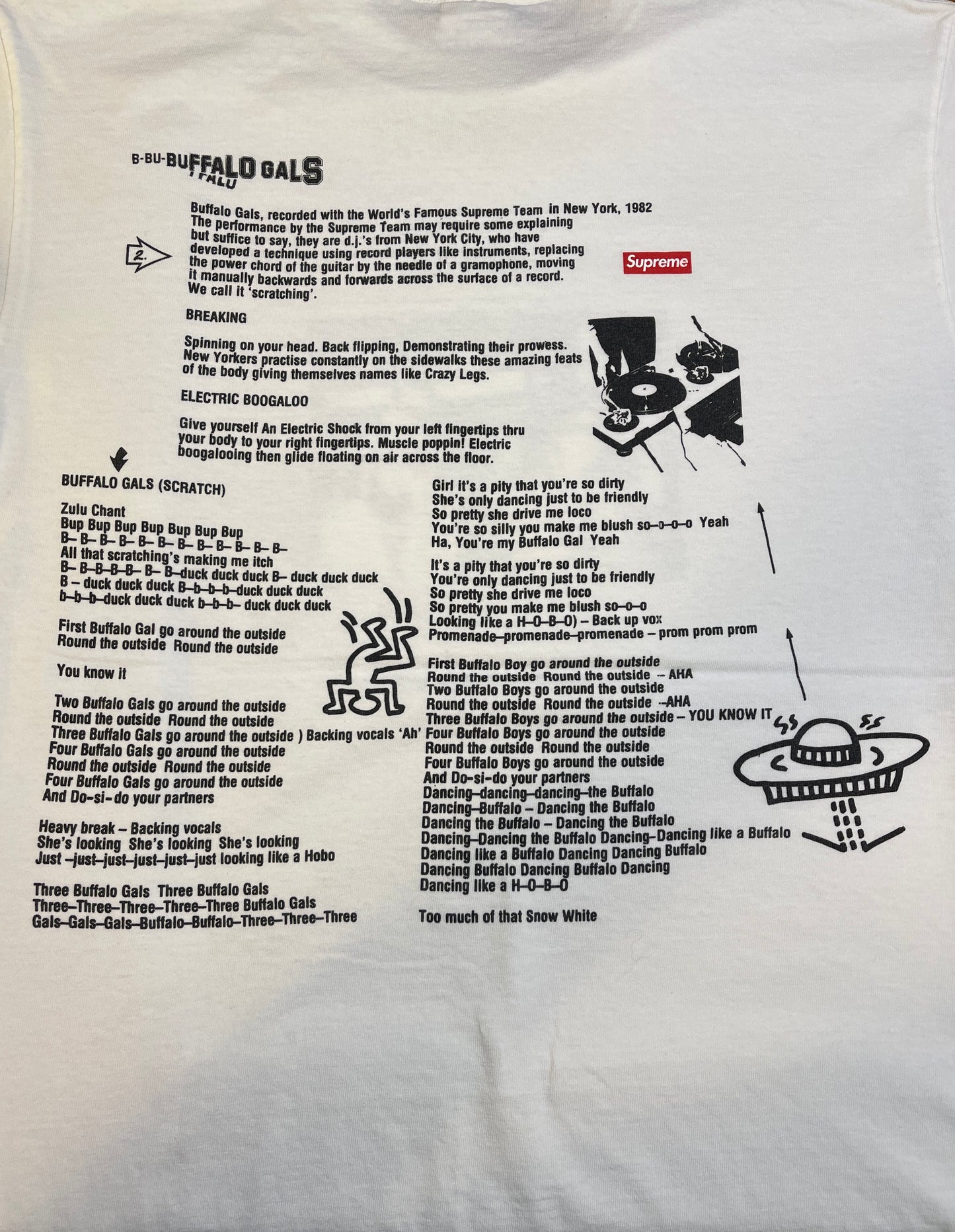 Supreme Malcom Mclaren Buffalo Gals