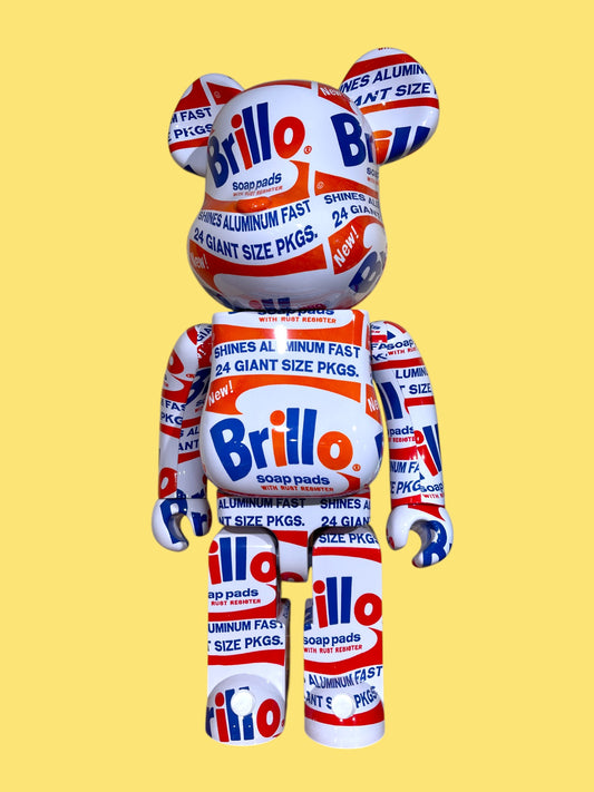 Bearbrick Andy Warhol 'Brillo'