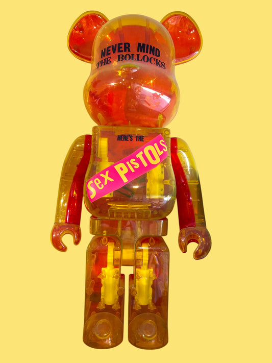 Bearbrick Sex Pistol Clear