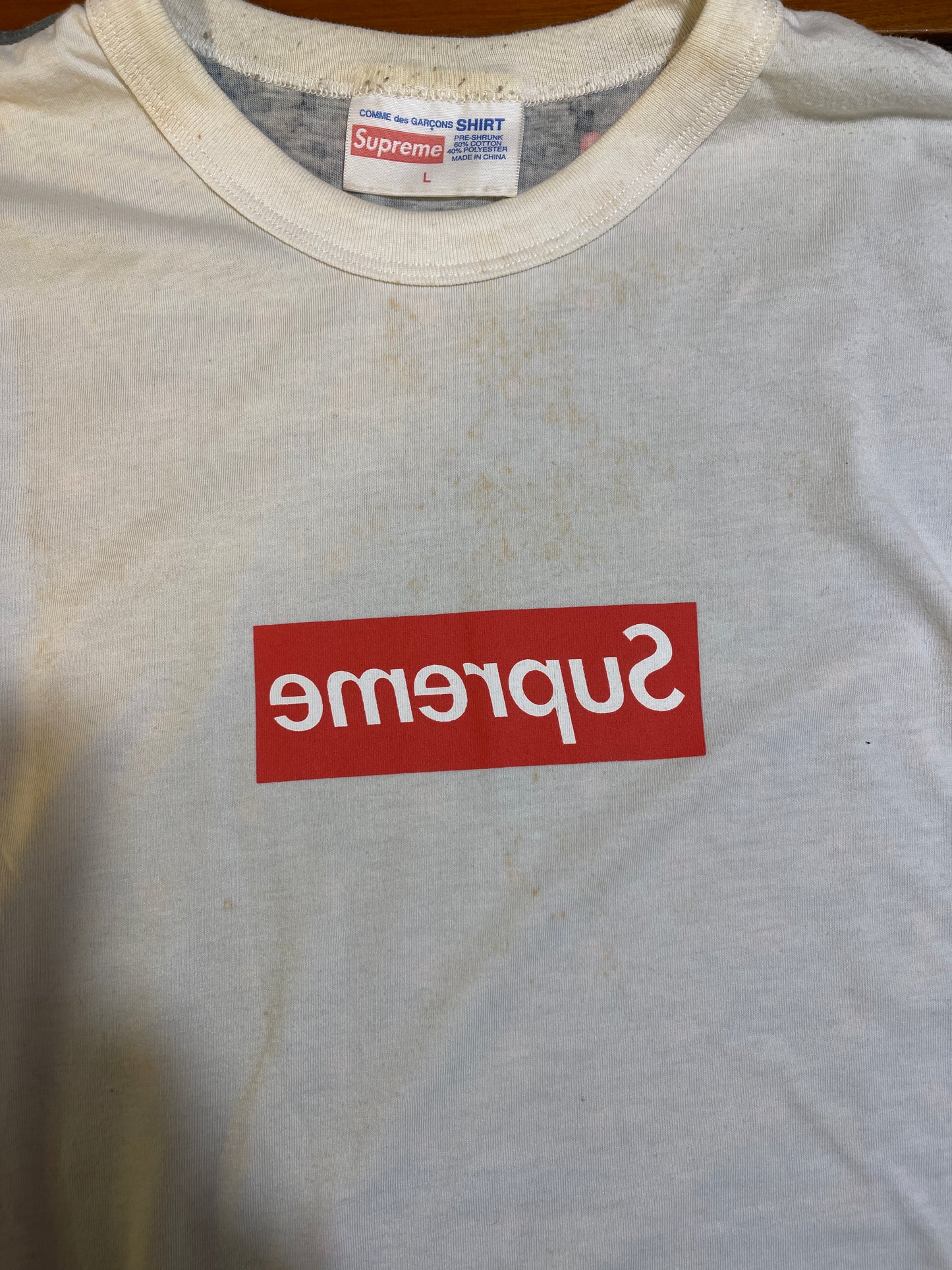 Supreme x Comme Des Garsons